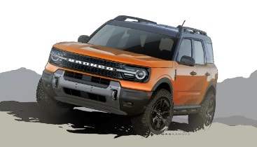 2025 Bronco Sport Exterior Sketch